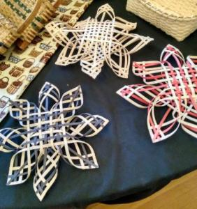 snowflakes on display web